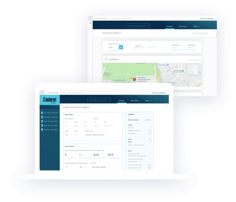 desktop dashboard mockup