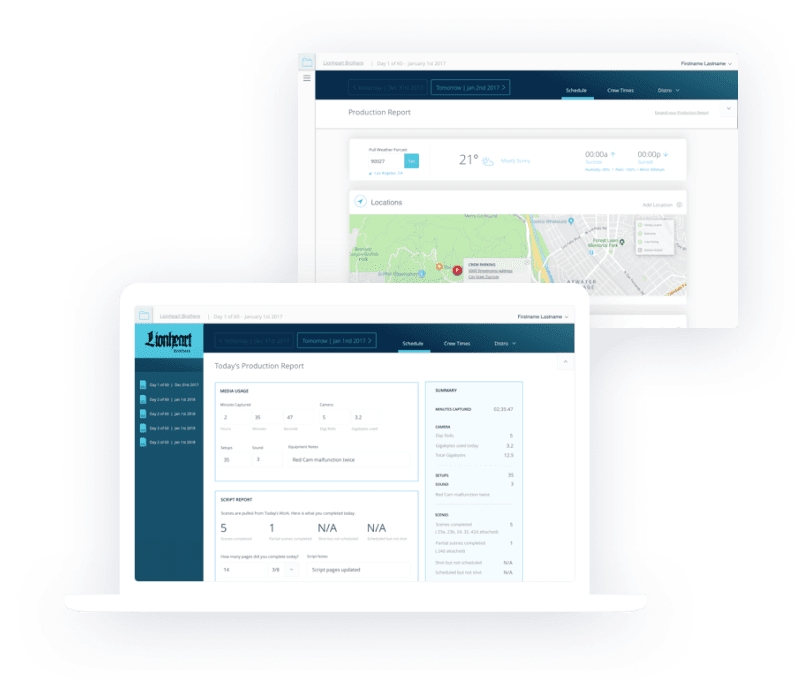 desktop dashboard mockup