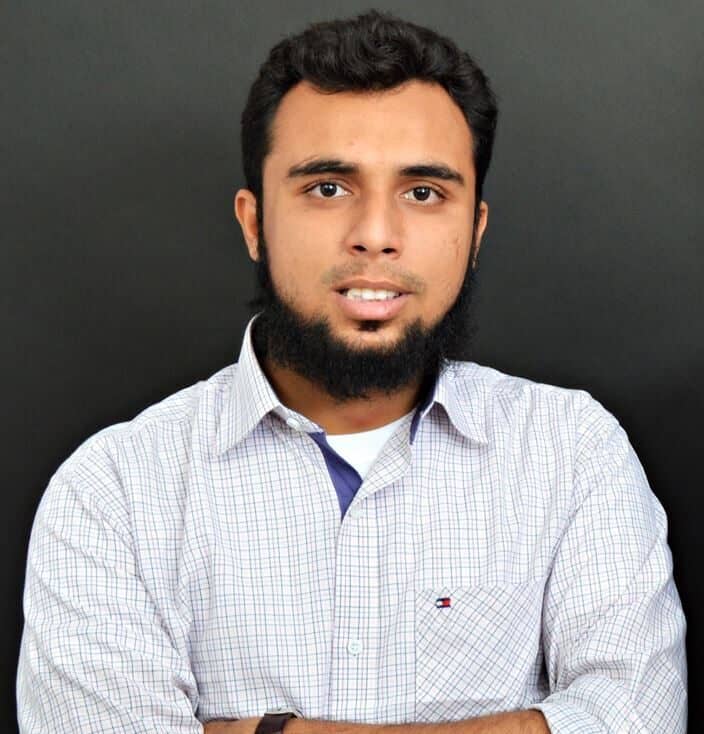 about Abdul Wahab, CEO of Techelix Information Technology Company, poses for a professional headshot. With a confident smile, he exudes charisma and professionalism. Dressed in a sharp suit, Abdul Wahab embodies the qualities of a successful leader. His focused gaze suggests a strategic mindset, while his approachable demeanor indicates his dedication to building relationships. This picture captures the essence of a visionary CEO, driving the growth and success of Techelix Information Technology Company.