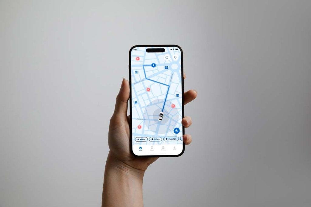 Parking spot portfolio App Mock up