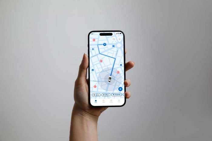 Parking spot portfolio App Mock up