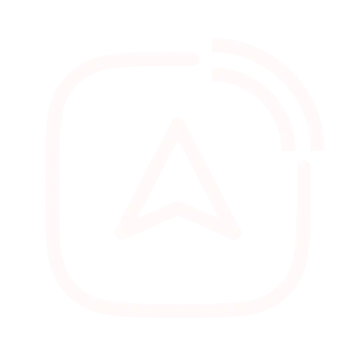 Travel navigation and map mobile app icon