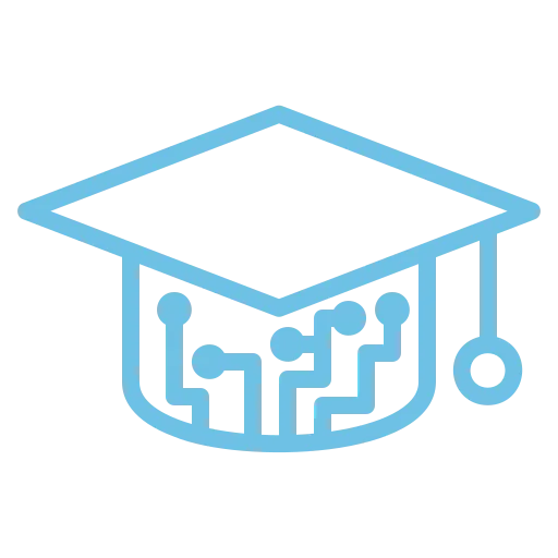 Intelligent education with AI providing personalized learning, predictive insights, and adaptive academic solutions