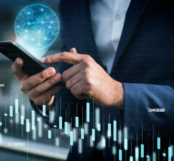 Delivering next-gen growth in banking and FinTech with AI, showcasing artificial intelligence-driven innovation and smarter financial services