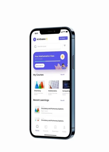 Student Dashboard Mobile App Interface